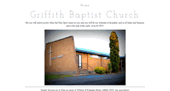 Desktop Screenshot of griffithbaptistchurch.com