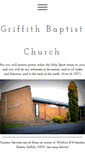 Mobile Screenshot of griffithbaptistchurch.com